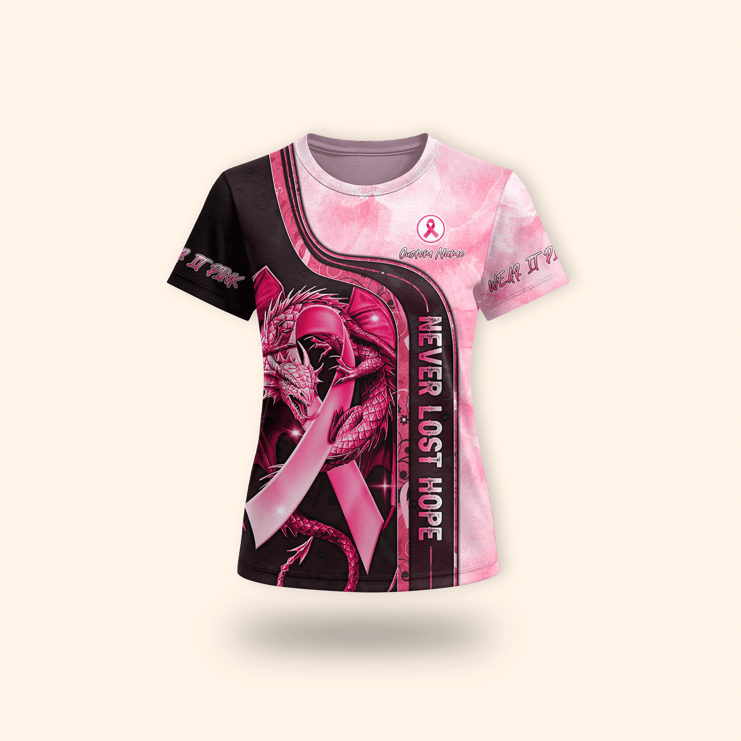 Warrior Dragon Breast Cancer Awareness  - Breast Cancer Awareness shirt