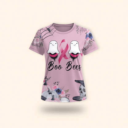 "Boo Bees" Ghost Halloween Awareness - Breast Cancer Awareness shirt