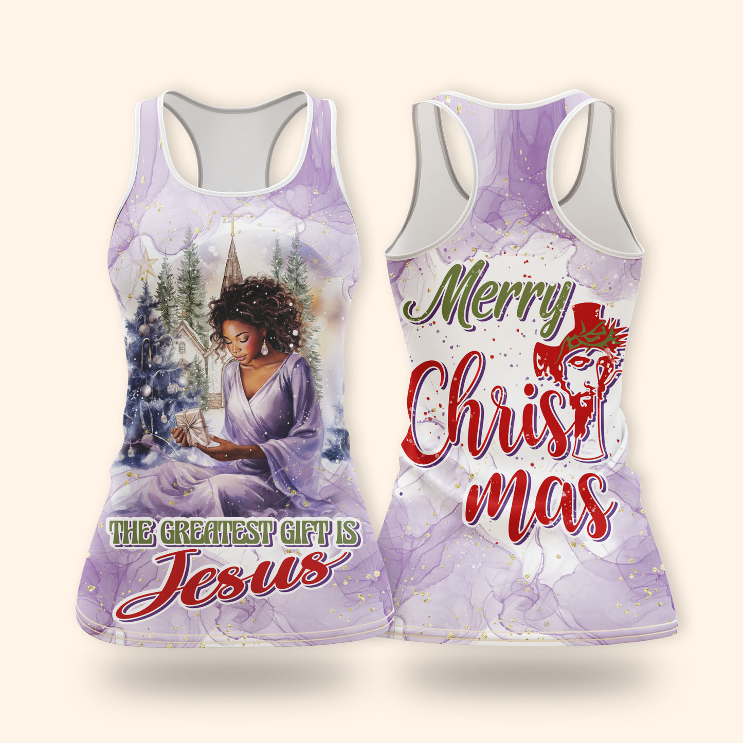 The Greatest Gift Is Jesus Hoodie – Christian Christmas Zip Up, Black Queen Faith Hoodie, Custom Name Design