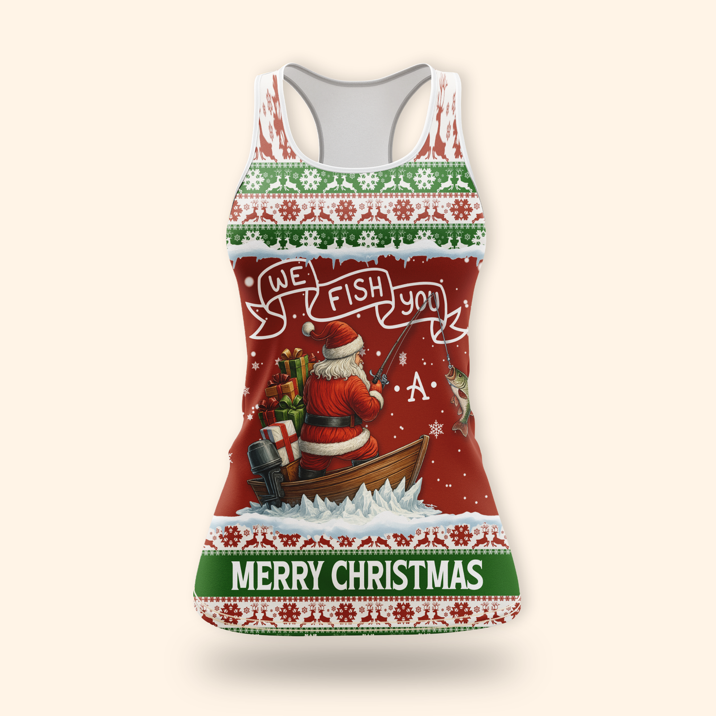 We Fish You a Merry Christmas Hoodie – Funny Fishing Holiday Zip Up