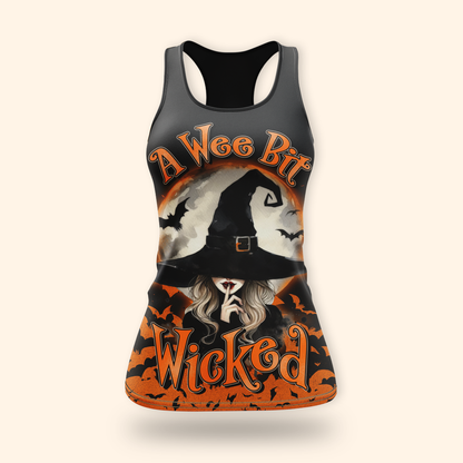 "A Wee Bit Wicked" Halloween Witch 3D Shirt