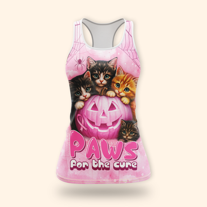 Personalized Pink Paw For The Cure, Custom Choo