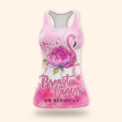 Personalized Flamingo Breast Cancer Awareness, Custom Choo