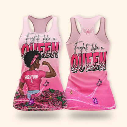 Fight Like A Queen Shirt - Survivor Breast Cancer Awareness Shirt