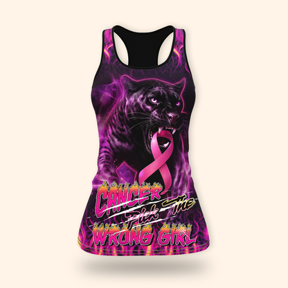 Personalized Cancer Pick The Wrong Girl - Breast Cancer Awareness Shirt