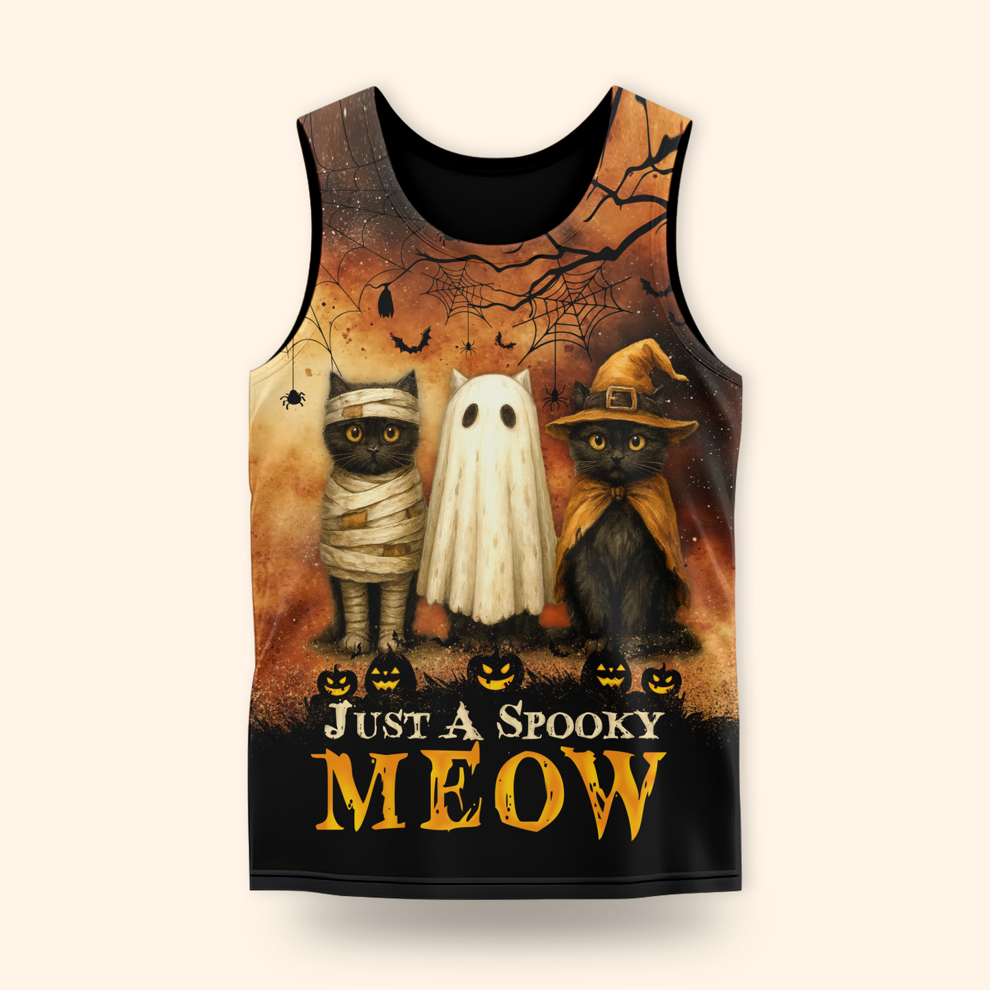 "Just a Spooky Meow" Cat Trio Shirt