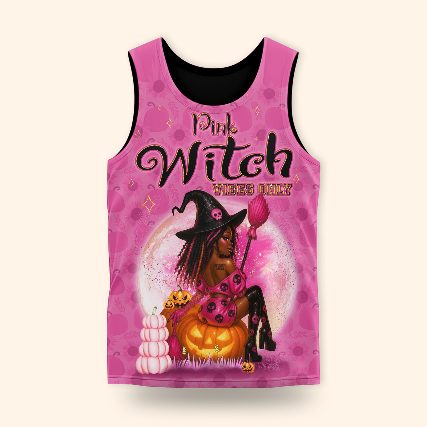 Personalized Pink Witch Hoodie – Halloween Witch Girl Pumpkin Zip Up Sweatshirt, Custom Choo