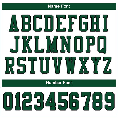 Custom White Grass Green-Black Mesh Authentic Football Jersey