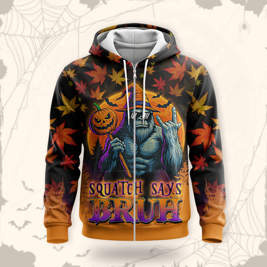 Bigfoot Witch Halloween Pumpkin shirt, Custom Choo